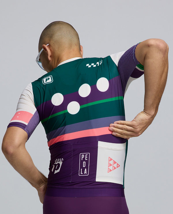 Pedla 車衣 Heritage Classic Jersey Multi 男款 白藍綠