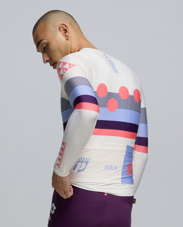 Pedla 薄長袖車衣 Heritage Classic LS Jersey Bianca 男款 白
