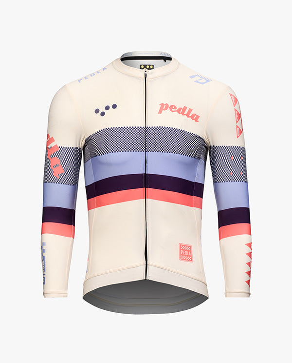 Pedla 薄長袖車衣 Heritage Classic LS Jersey Bianca 男款 白