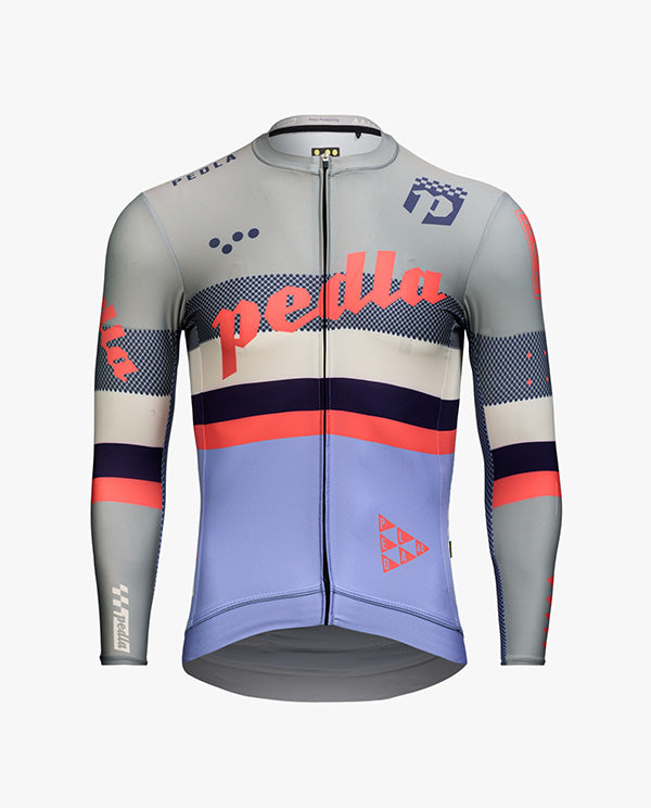 Pedla 薄長袖車衣 Heritage Classic LS Jersey Coffee 男款 淺咖