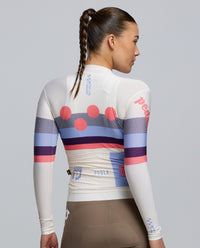 Pedla 薄長袖車衣 Heritage Classic LS Jersey Bianca 女款 白