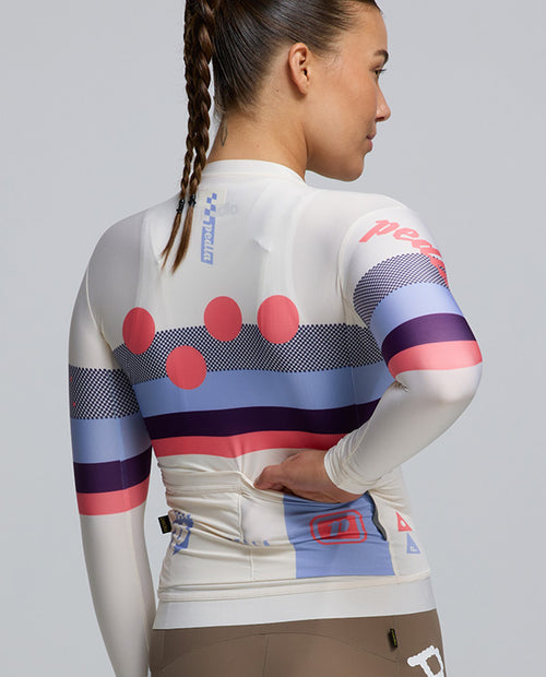 Pedla 薄長袖車衣 Heritage Classic LS Jersey Bianca 女款 白