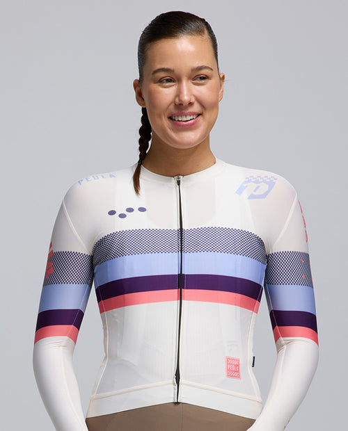 Pedla 薄長袖車衣 Heritage Classic LS Jersey Bianca 女款 白