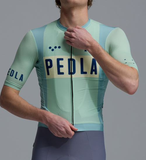 Pedla 車衣 Heritage Classic Jersey Vintage Mist 男款 復古薄荷綠