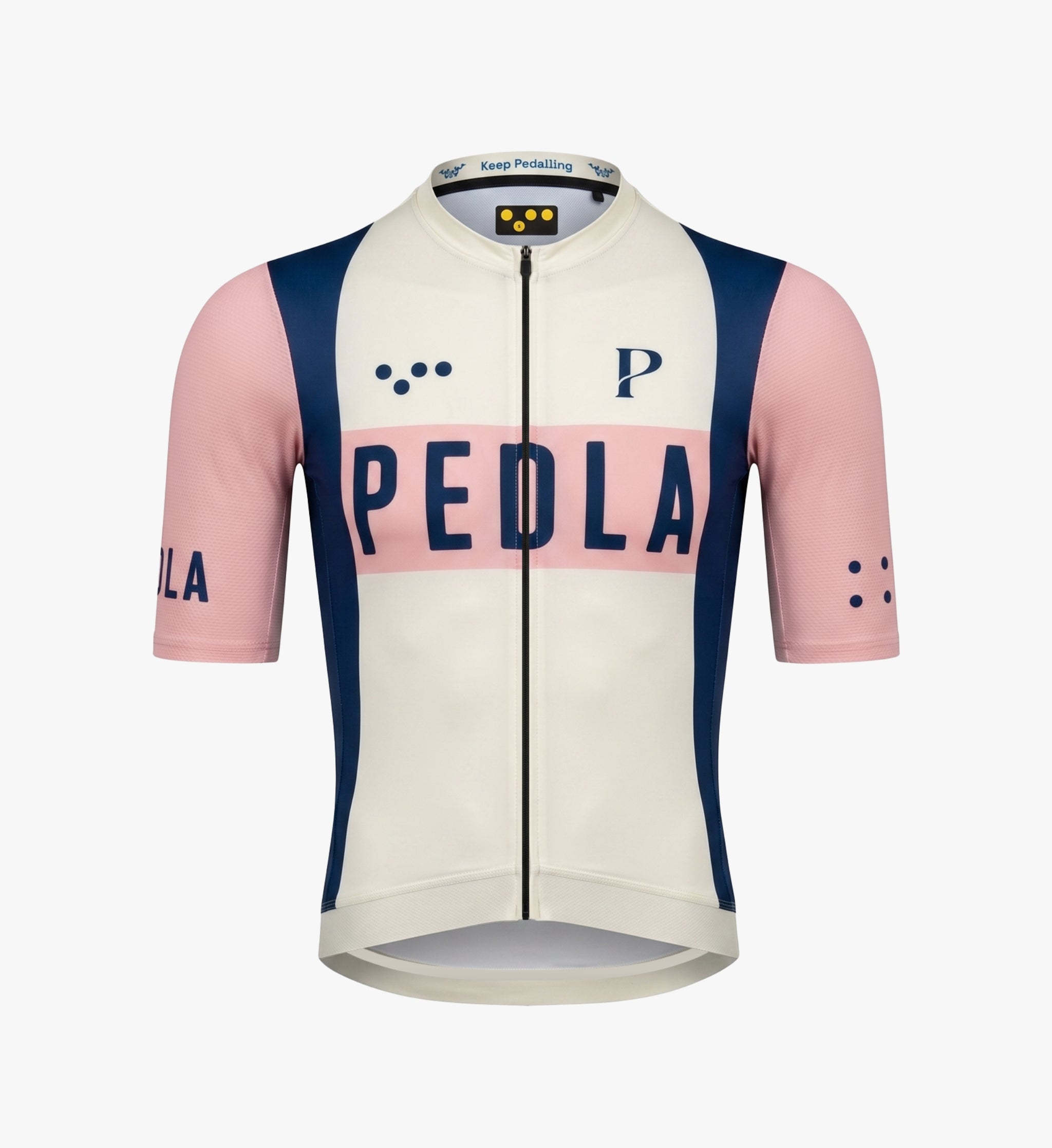 Pedla 車衣 Heritage Classic Jersey Vintage White 男款 復古粉白