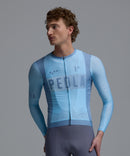 Pedla 薄長袖車衣 Heritage Classic LS Jersey Vintage Pastel Blue 男款 復古粉藍