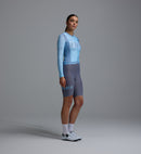 Pedla 薄長袖車衣 Heritage Classic LS Jersey Vintage Pastel Blue 女款 復古粉藍