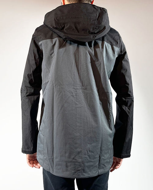 DHaRCO 防雨外套Rain Jacket BlackGrey 男-黑灰