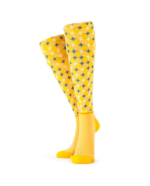 FLIPPOS壓力襪-Out of this world 黃色世界