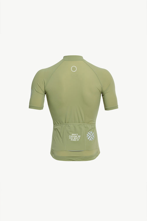 KPLUS經典男款短袖自行車衣-鼠尾草綠