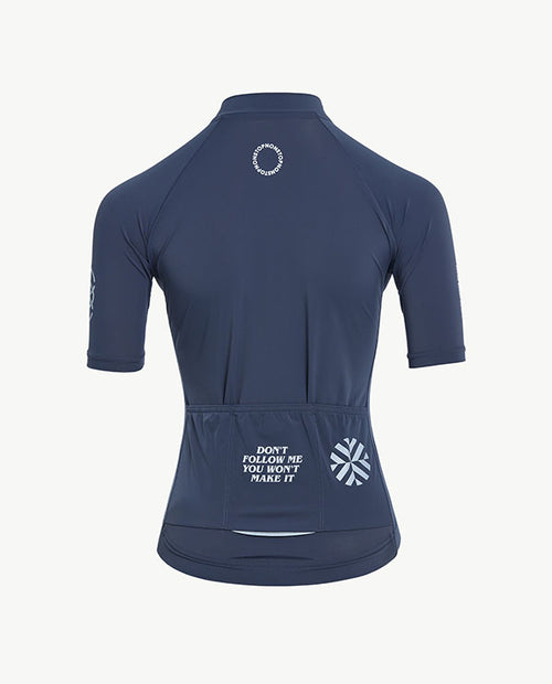 KPLUS經典女款短袖自行車衣-煙燻灰