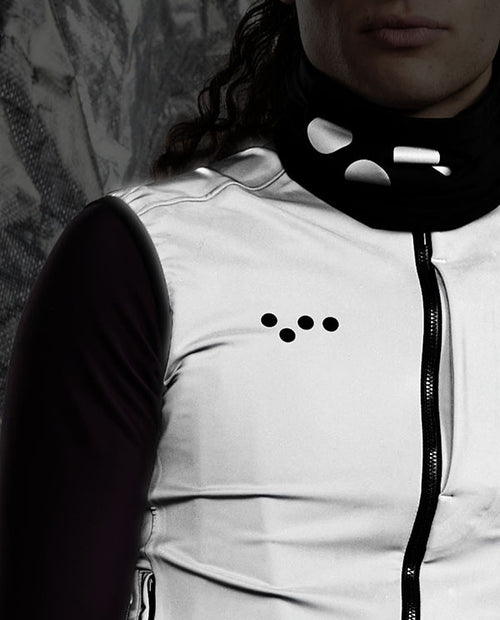 Pedla 全反光風雨背心Ride Flash Gilet Reflective 男-銀灰