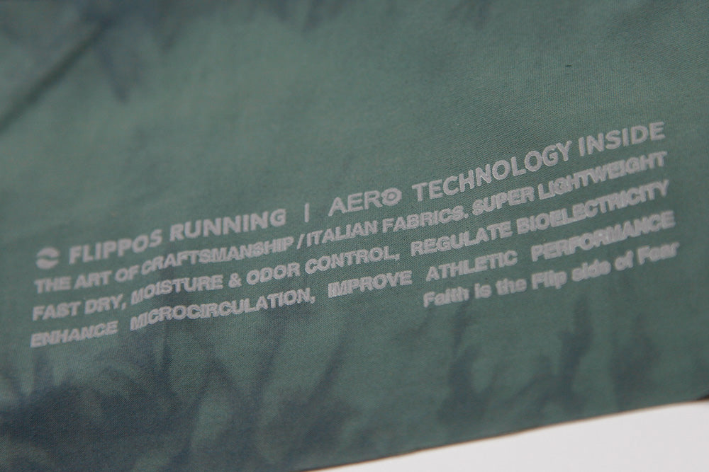 跑褲 FAITH TRAIL SHORTS 5” AERO® 紮染綠黑