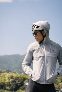 Café du Cycliste 外套ILONA Cloud Grey 防風 男款 淺灰