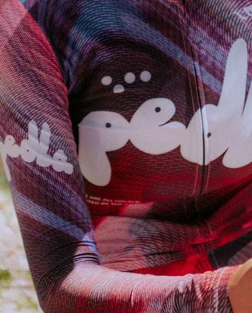 Pedla 薄長袖車衣Local Loops LS Classic Jersey Bubble Swirl 女款 彩