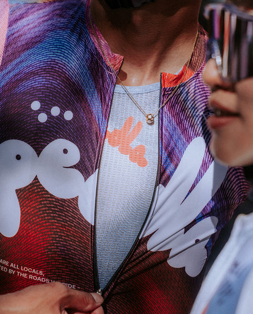 Pedla 薄長袖車衣Local Loops LS Classic Jersey Bubble Swirl 男款 彩