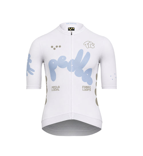 Pedla 車衣 Local Loops Classic Jersey Bubble Powder Blue White 限定款 女款 白