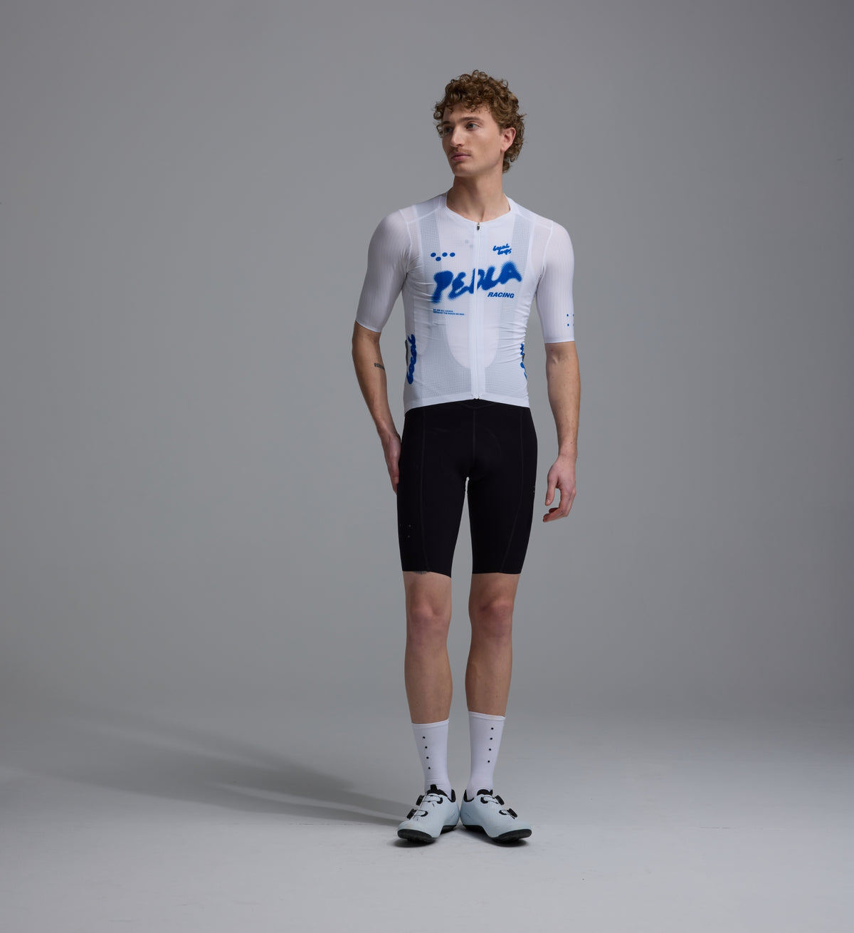 Pedla 車衣Local Loops Pro Pursuit 2.0 Jersey White Cobalt 男款 白