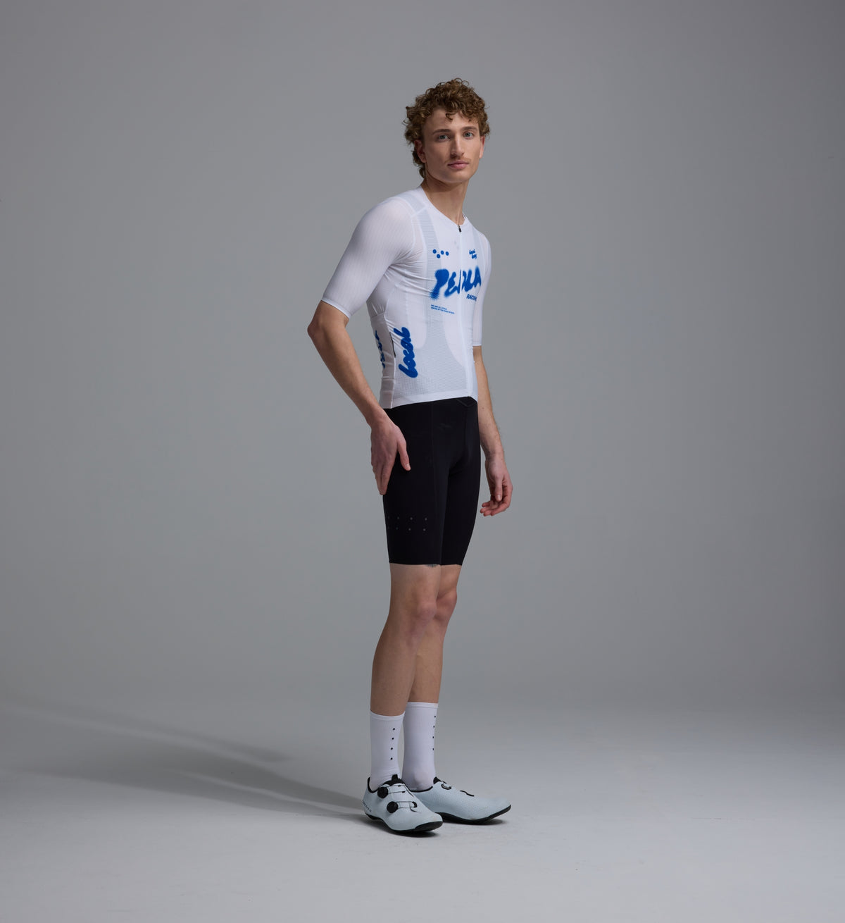 Pedla 車衣Local Loops Pro Pursuit 2.0 Jersey White Cobalt 男款 白