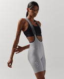 Givelo 磁扣車褲 Lacefly Bib Shorts Grey 女款 淺灰白