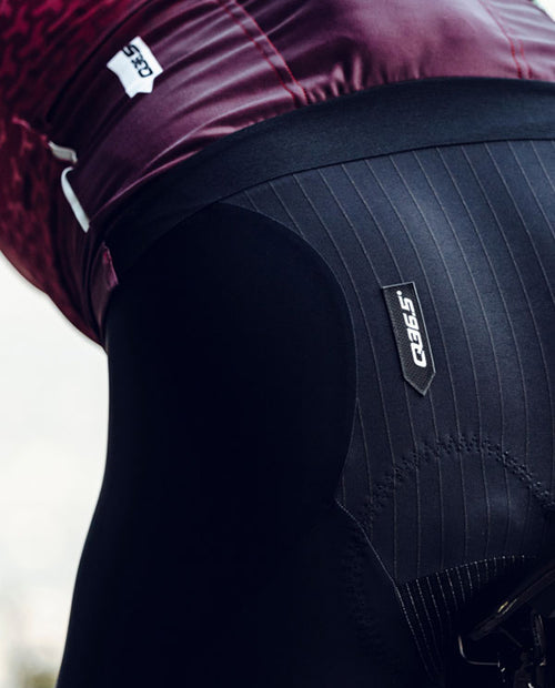 Q36.5 薄長車褲 Light Bib Tight Black 男款 黑