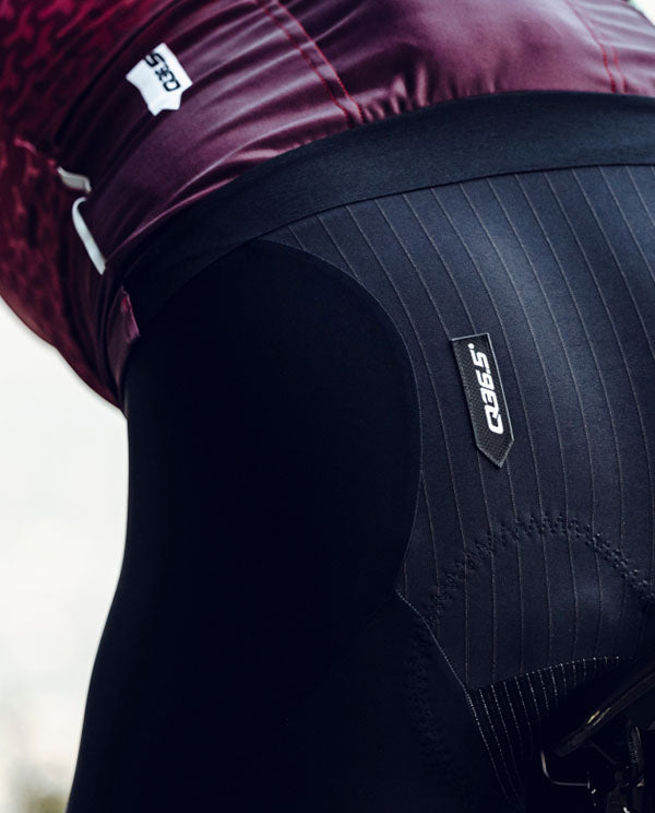 Q36.5 薄長車褲 Light Bib Tight Black 男款 黑