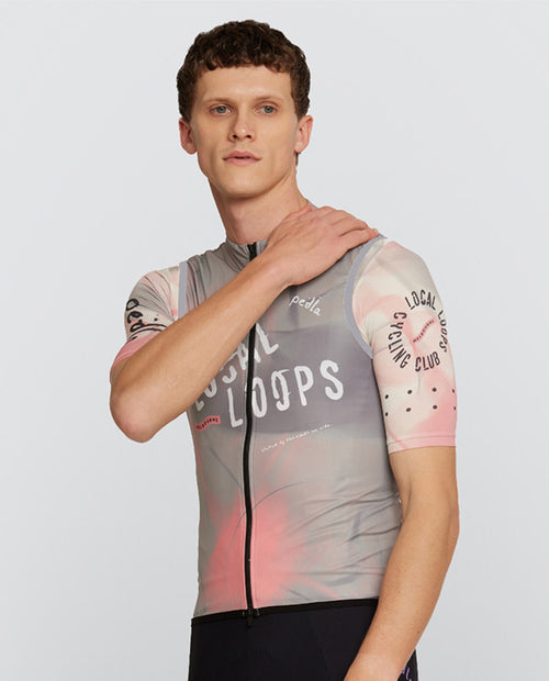 Pedla 雙拉鍊防風背心 Local Loops Classic Gilet Club Stone 男款 灰