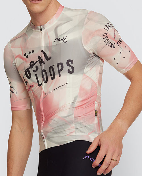 Pedla 車衣Local Loops Classic Jersey Club Almond 男款 灰粉
