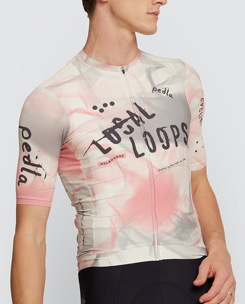 Pedla 車衣Local Loops Classic Jersey Club Almond 男款 灰粉