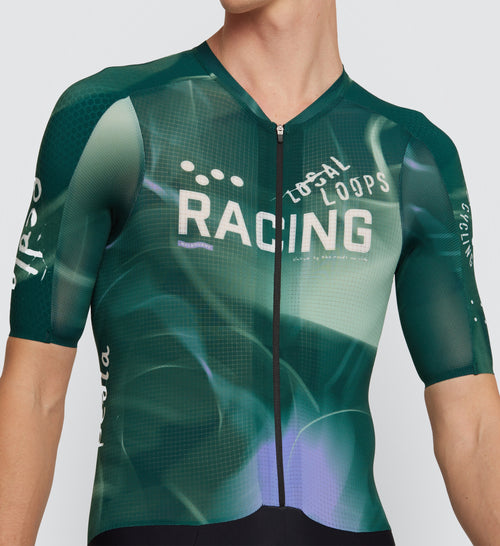 Pedla 連身車衣褲 Local Loops Pro Pursuit Crit Suit Race Team 男款 綠黑