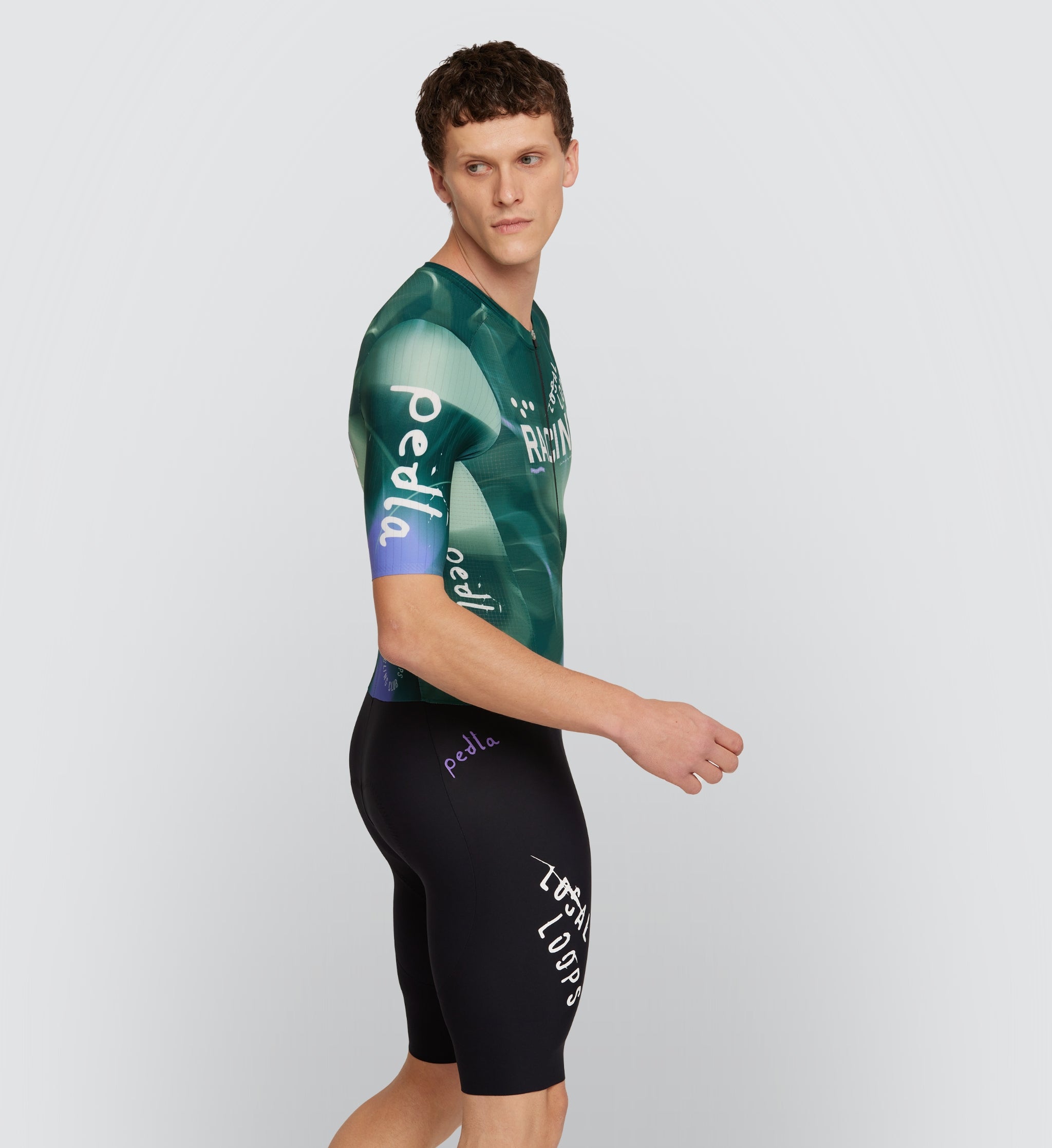 Pedla 連身車衣褲 Local Loops Pro Pursuit Crit Suit Race Team 男款 綠黑