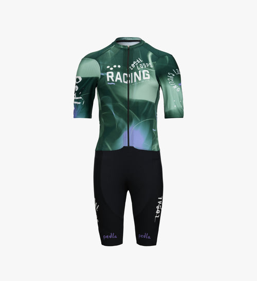 Pedla 連身車衣褲 Local Loops Pro Pursuit Crit Suit Race Team 男款 綠黑