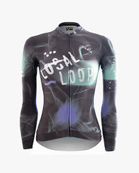 Pedla 薄長袖車衣Local Loops Classic Jersey Club Grey 女款 深灰