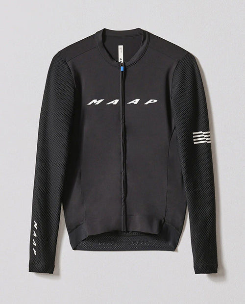 MAAP 車衣 Evade Pro Base LS Jersey 2.0 Black 薄長袖 男款 黑