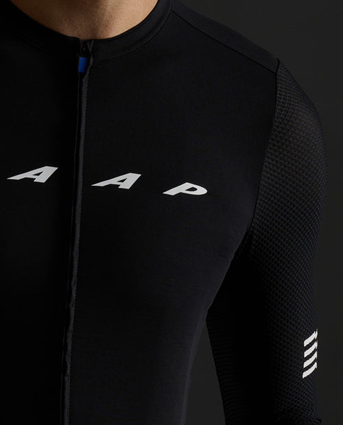 MAAP 車衣 Evade Pro Base LS Jersey 2.0 Black 薄長袖 男款 黑