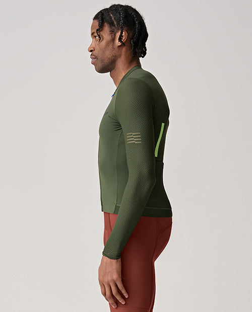 MAAP 車衣 Evade Pro Base LS Jersey 2.0 Bronze Green 薄長袖 男款 深綠
