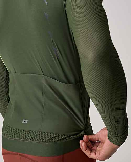 MAAP 車衣 Evade Pro Base LS Jersey 2.0 Bronze Green 薄長袖 男款 深綠