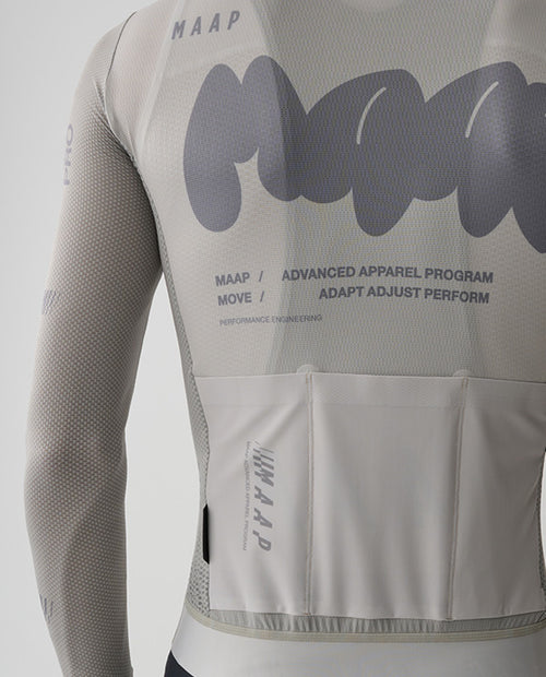 MAAP 車衣 Aerate Pro Air LS Jersey 3.0 Fog 薄長袖 男款 霧灰