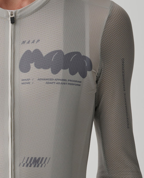 MAAP 車衣 Aerate Pro Air LS Jersey 3.0 Fog 薄長袖 男款 霧灰