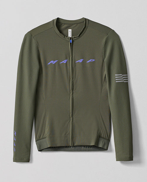 MAAP 車衣 Evade Pro Base LS Jersey 2.0 Loam 薄長袖 女款 綠