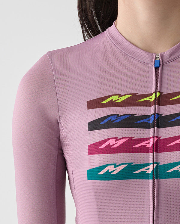 MAAP 車衣 Women Evade X Pro Air LS 2.0 Raisin 薄長袖 女款 葡萄紫
