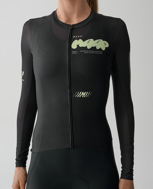 MAAP 車衣 Aerate Pro Air LS Jersey 3.0 Black 薄長袖 女款 黑