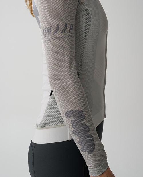 MAAP 車衣 Aerate Pro Air LS Jersey 3.0 Fog 女款 薄長袖 霧灰