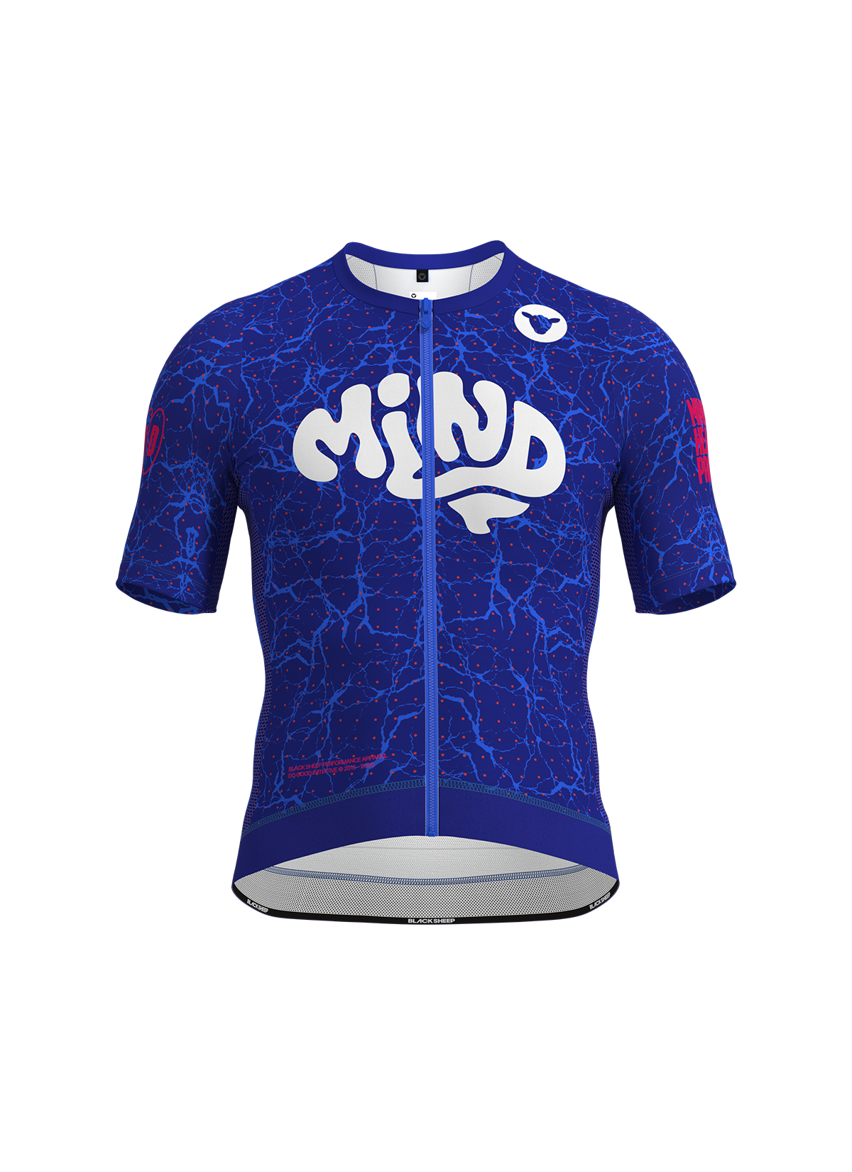 Black Sheep 黑羊Team SS Jersey - Mind Health Blue 男款藍| Cycling