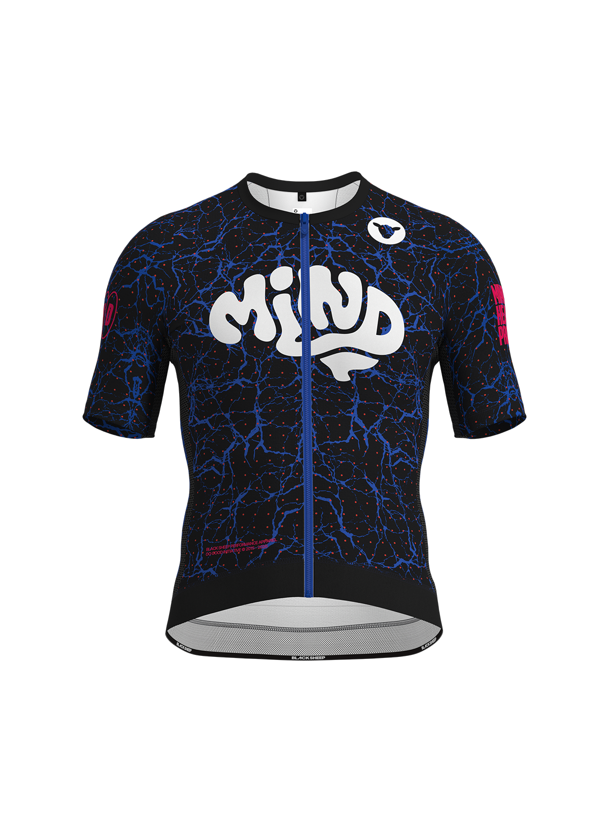 Black Sheep 黑羊 Team SS Jersey - Mind Health Black 男款 黑