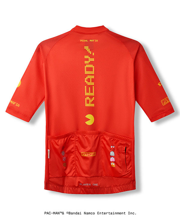 PedalMafia 車衣 Core Jersey PAC-MAN Red 男款 紅