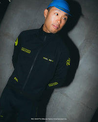 PedalMafia 外套Core Spray Jacket PAC-MAN Black 男款 黑