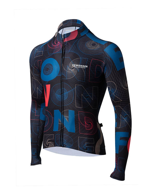 EdWonder 車衣Wonderfool Infinite LS Jersey Black** 長袖 男款 黑