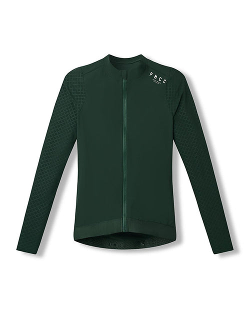 Pedal Mafia 車衣PMCC LS Jersey Green長袖 男款 深綠