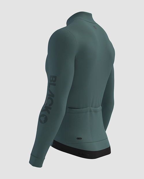 Black Sheep 黑羊 車衣 ThermoDream LS Jersey SPI 男款 長袖 松綠